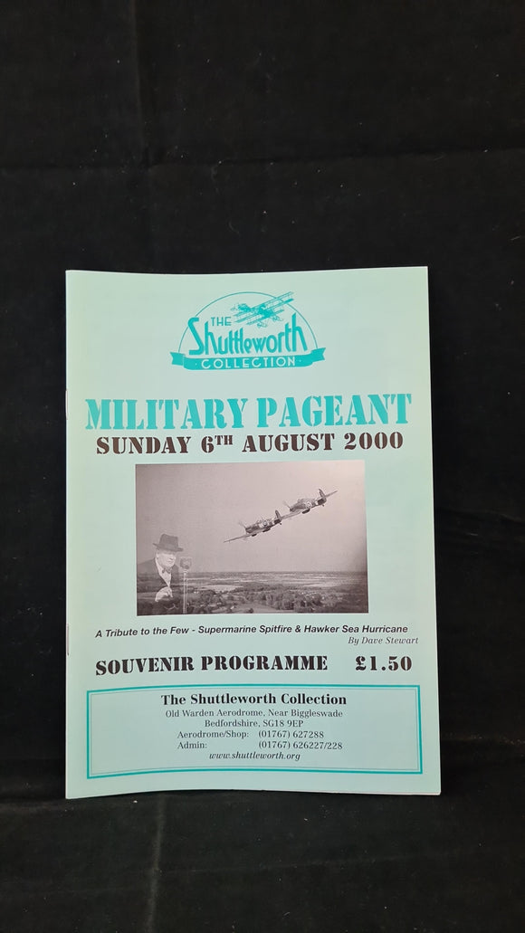Military Pageant Sunday 6th August 2000, Souvenir Programme
