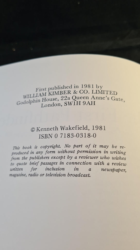Kenneth Wakefield The First Pathfinders William Kimber 1981 