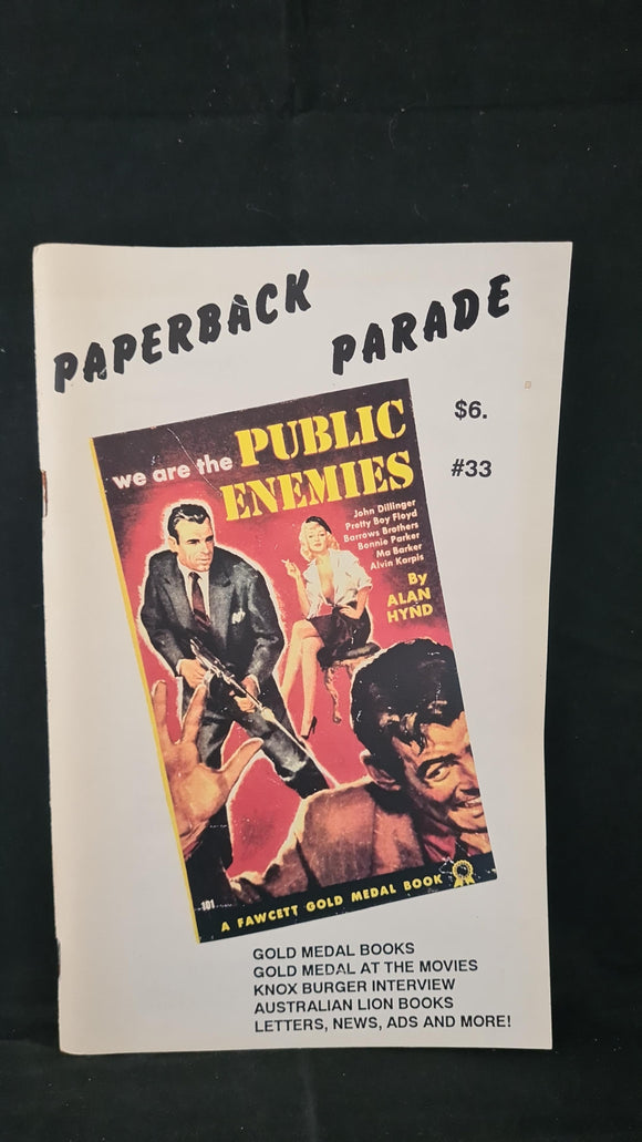 Paperback Parade Issue Number 33 March 1993