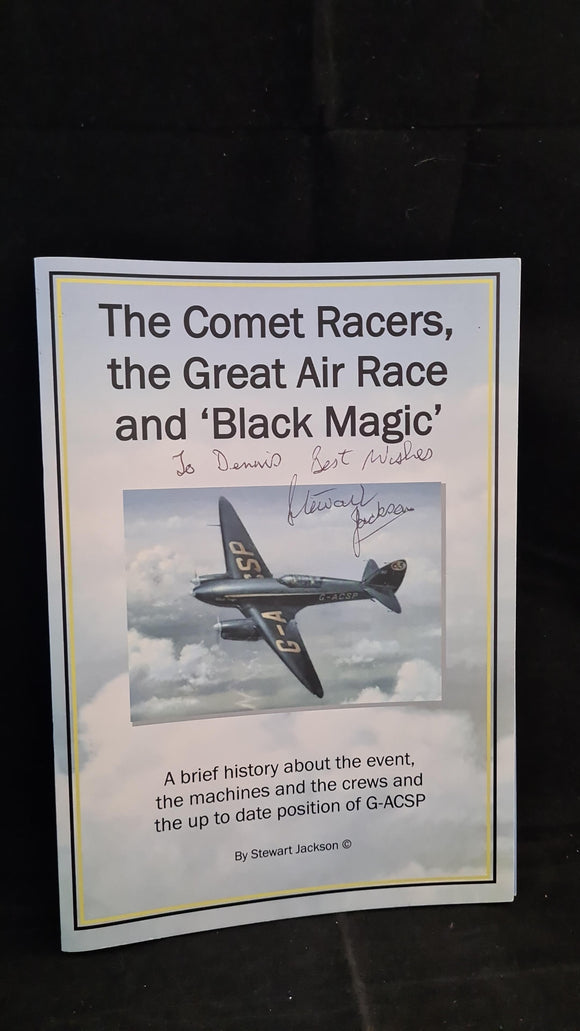 Stewart Jackson - The Comet Racers, the Great Air Race, Signed, 4 Booklets