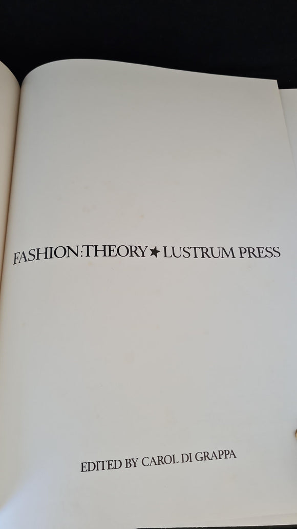 Carol Di Grappa - Fashion Theory, Lustrum Press, 1980, David Bailey
