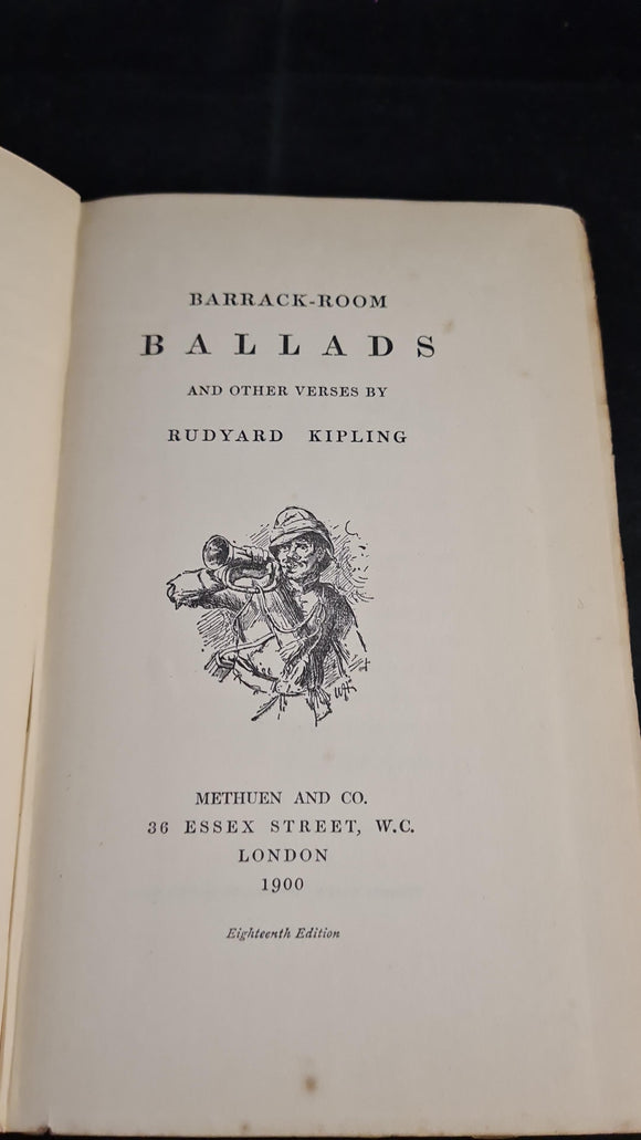 Rudyard Kipling - Barrack-Room Ballads & other verses, Methuen, 1900
