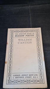 The Augustan Books of Modern Poetry - William Canton, no date