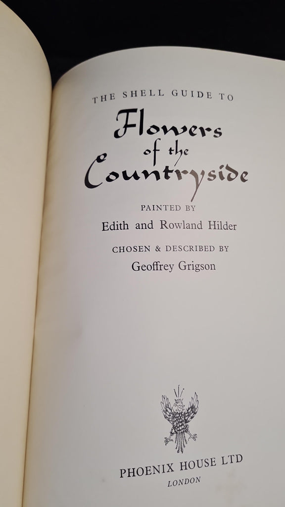Geoffrey Grigson The Shell Guide to Flowers of the Countryside, Phoe