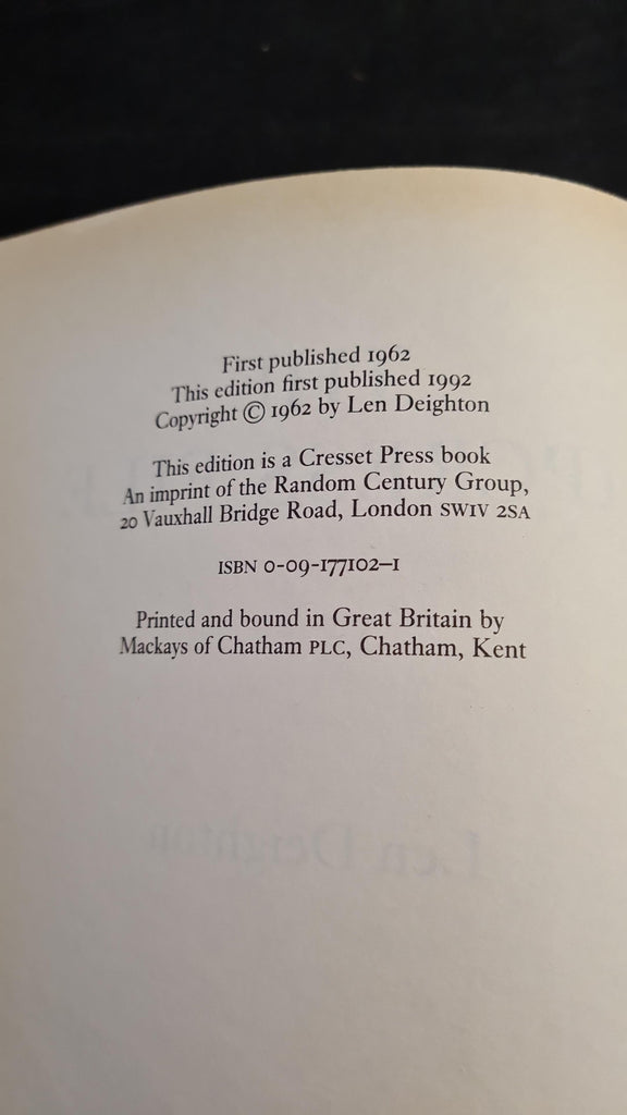 Len Deighton The Ipcress File & Funeral in Berlin, Cresset Press, 19