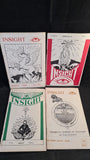 Insight Magazines Number 9 1968, Number 10, 1969, 13 & 14 no date