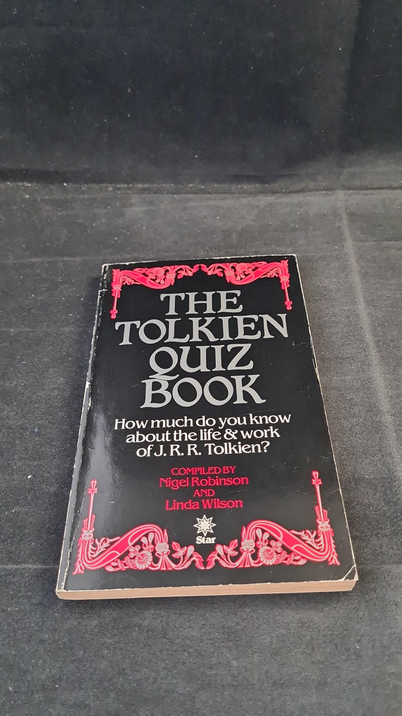 Nigel Robinson - The Tolkien Quiz Book, Star Book, 1981, Paperbacks