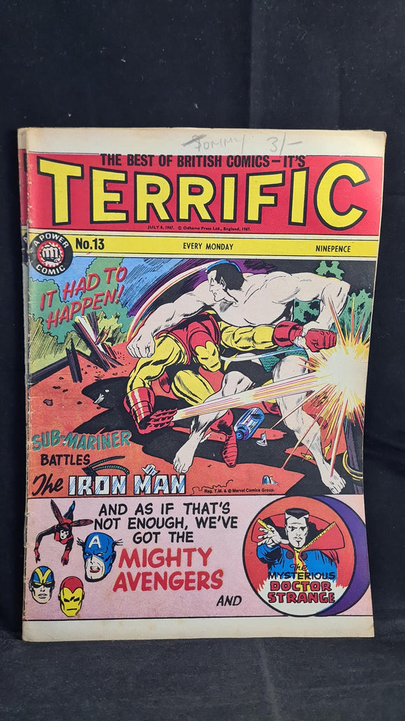 Terrific, Best of British Comics Number 13 July 8 1967