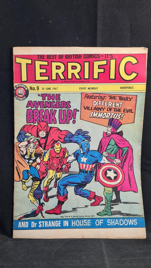 Terrific, Best of British Comics Number 9 June 10 1967