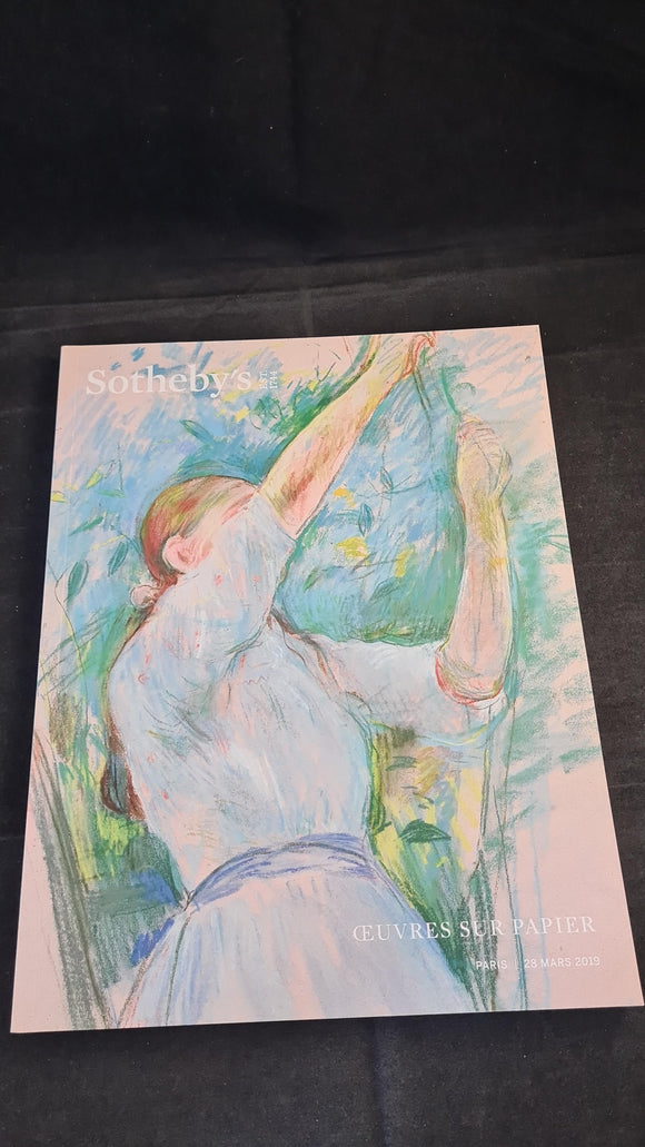 Sotheby's 28 March 2019, Euvres Sur Papier, Paris