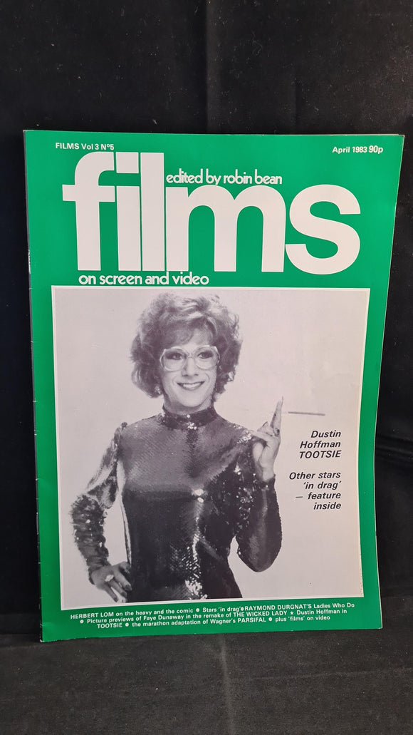 Robin Bean - Films on screen and video Volume 3 Number 5 April 1983 & Focus on Films 1980