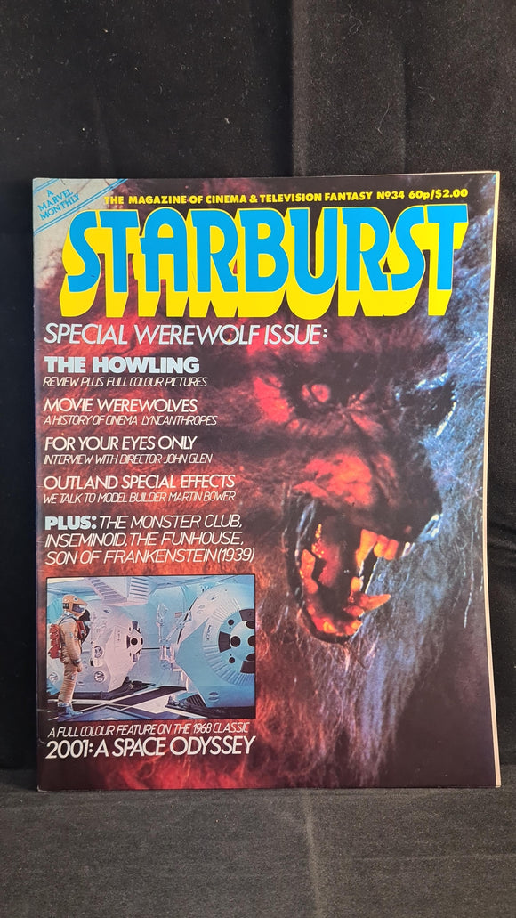 Starburst Number 34, Volume 3 Number 10, 1981, Marvel Comics