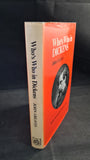 John Greaves - Who's Who in Dickens, Elm Tree Books, 1972, Inscribed, Signed