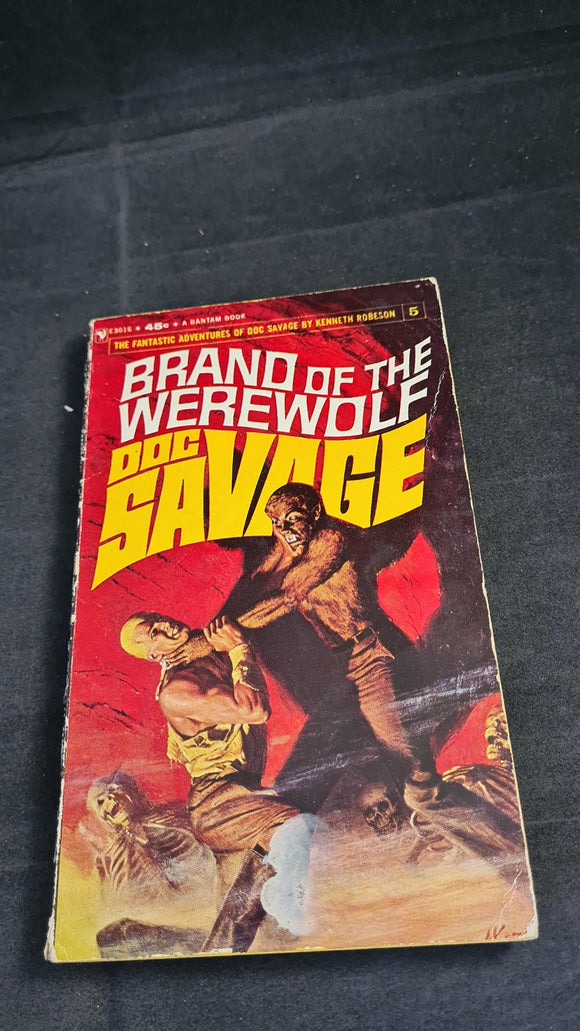 Kenneth Robeson - Brand of the Werewolf, Bantam Books, 1965, Paperbacks