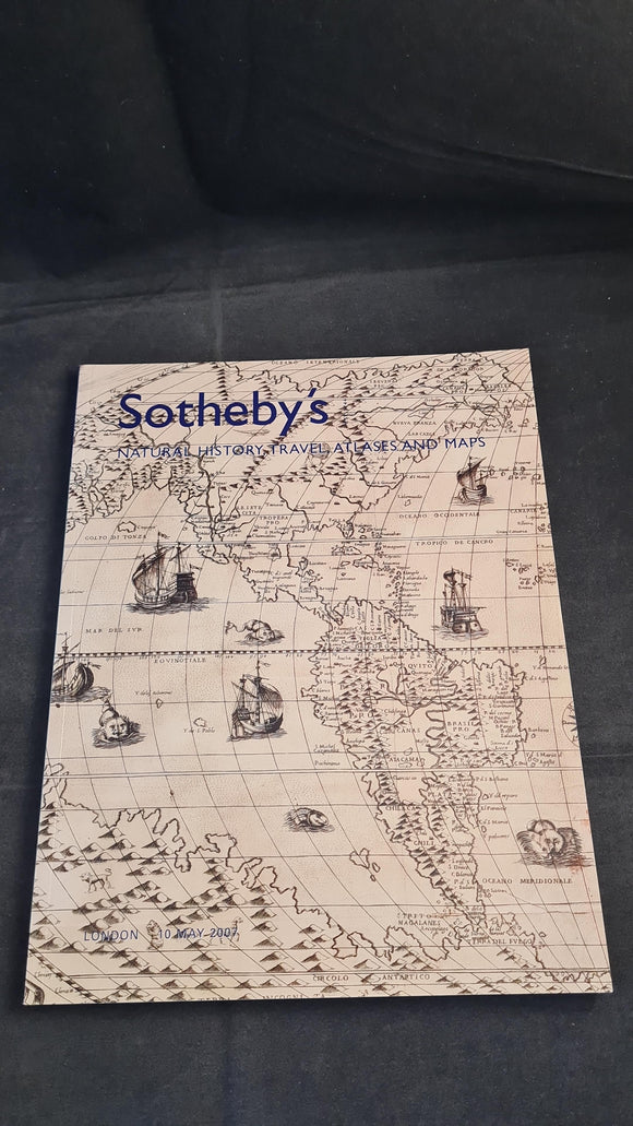Sotheby's 10 May 2007, Natural History, Travel, Atlases and Maps, London