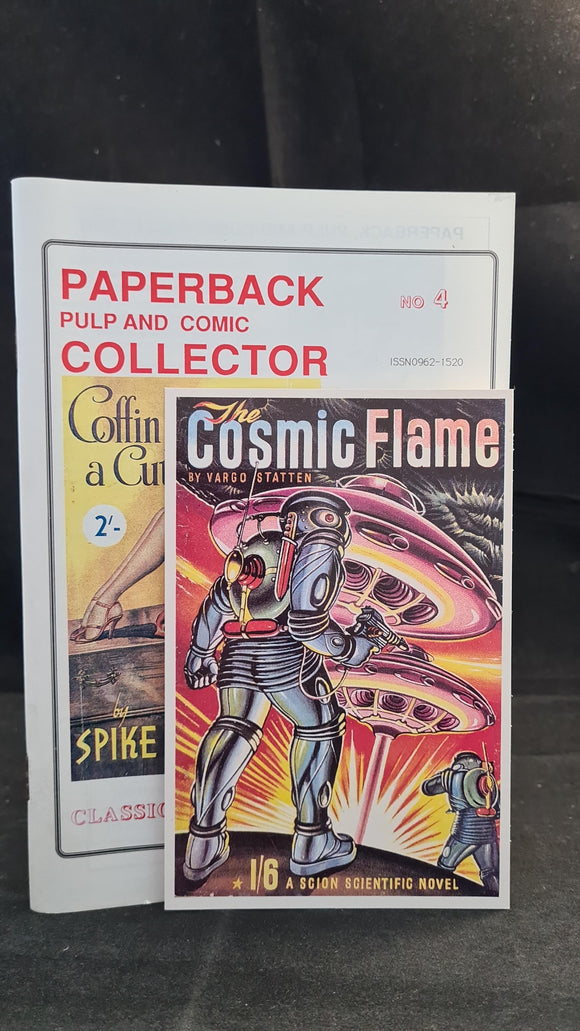 Paperback Pulp and Comic Collector Number 4 1991, with SF Art postcard
