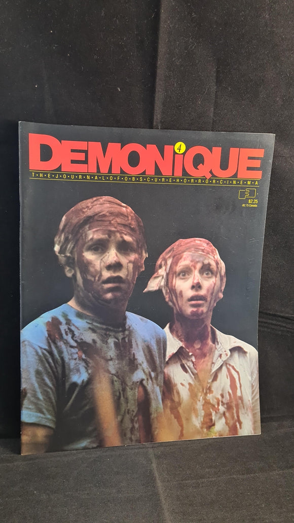 Barry Kaufman - Demonique, Journal Of The Obscure Horror Cinema, Number 4 1983