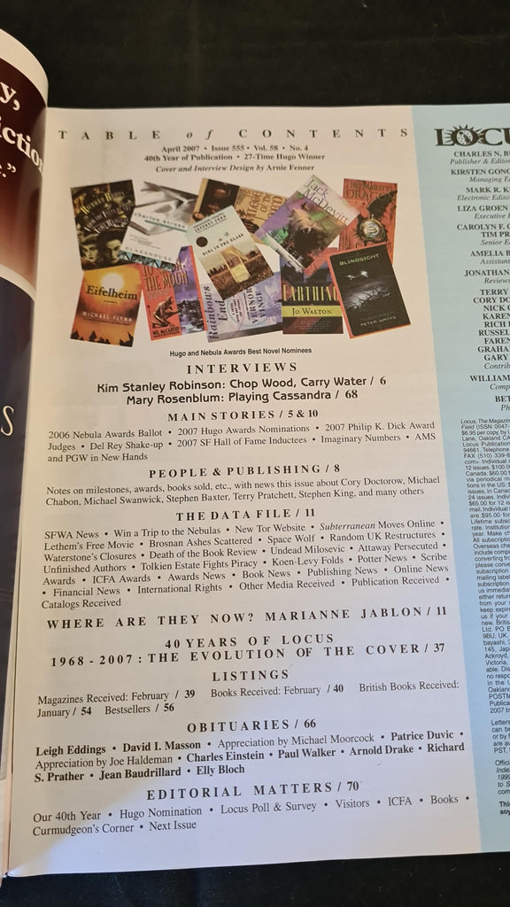 Locus Magazine, Issue 622, November 2012 (English Edition