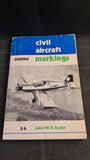 John W R Taylor - Civil Aircraft Markings 1969, Ian Allan, Paperbacks