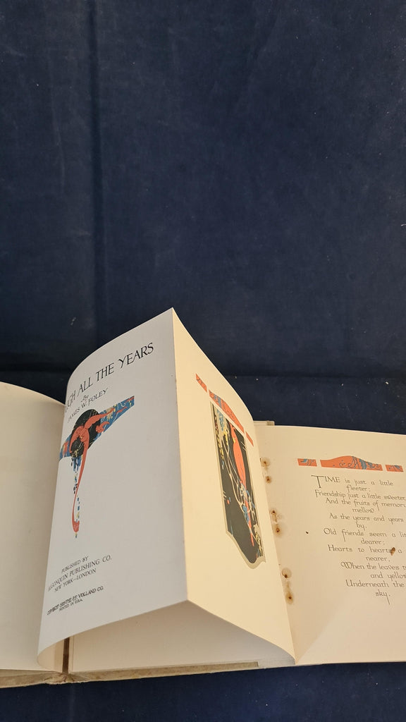James W Foley - Through All The Years, Algonquin Publishing, 1925 ...