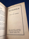 Thea Von Harbou - Metropolis, Readers Library, 1927