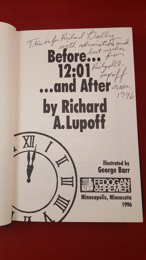 Richard Lupoff Before...1201...and After, Fedogan & Bremer, 1996, 1