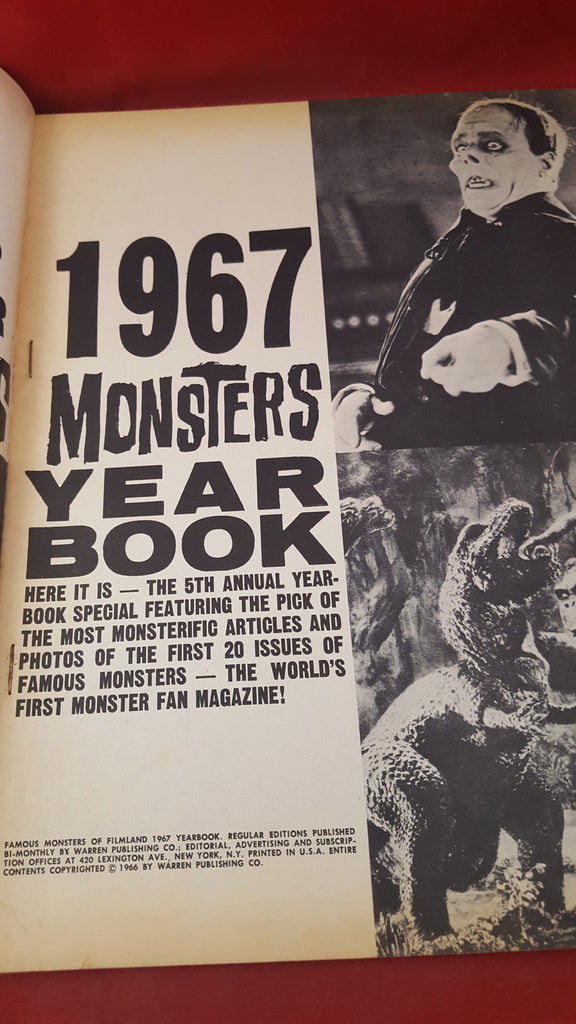Famous Monsters Of Filmland 1967 Yearbook, SummerFall Richard Dalby