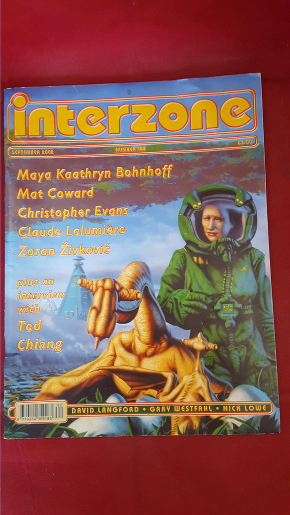 David Pringle - Interzone Science Fiction & Fantasy, Number 182, September 2002