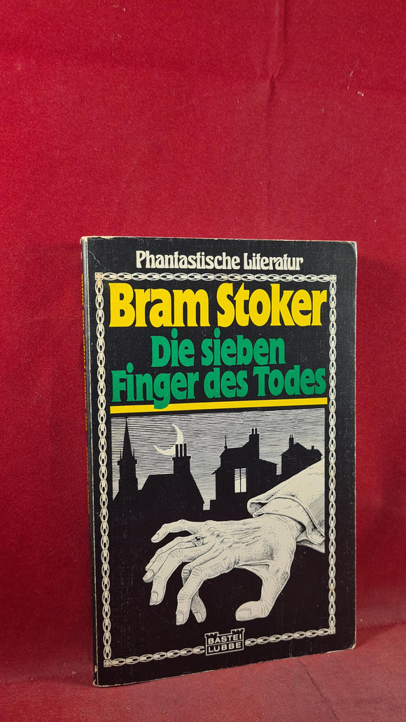 Bram Stoker - The Seven Fingers of Death, Fantastic Novel, 1981, Paperbacks German