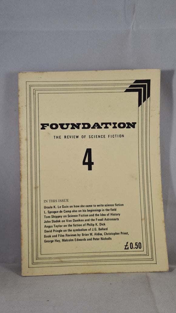 Foundation the review of Science Fiction, Number 4 July 1973