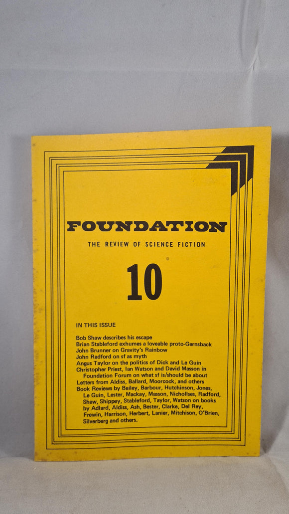 Foundation the review of Science Fiction, Number 10 June 1976