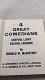 Donald W McCaffrey - 4 Great Comedians, A Zwemmer, 1968, First Edition, Paperbacks