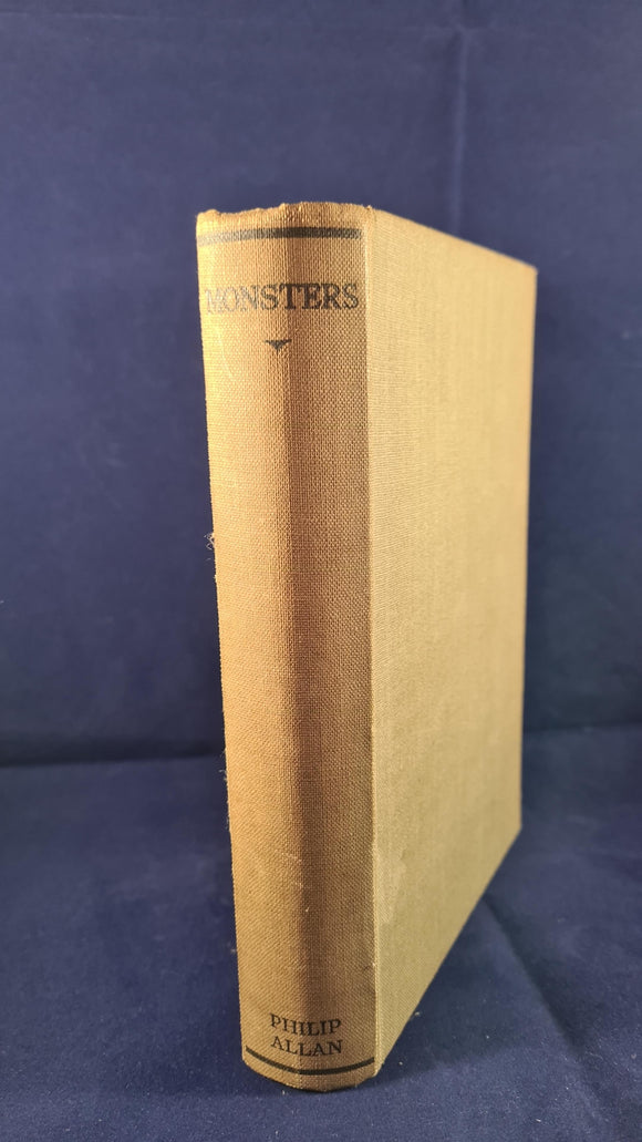 Elliott O'Donnell - Monsters A Collection of Uneasy Tales, Philip Allan, 1934