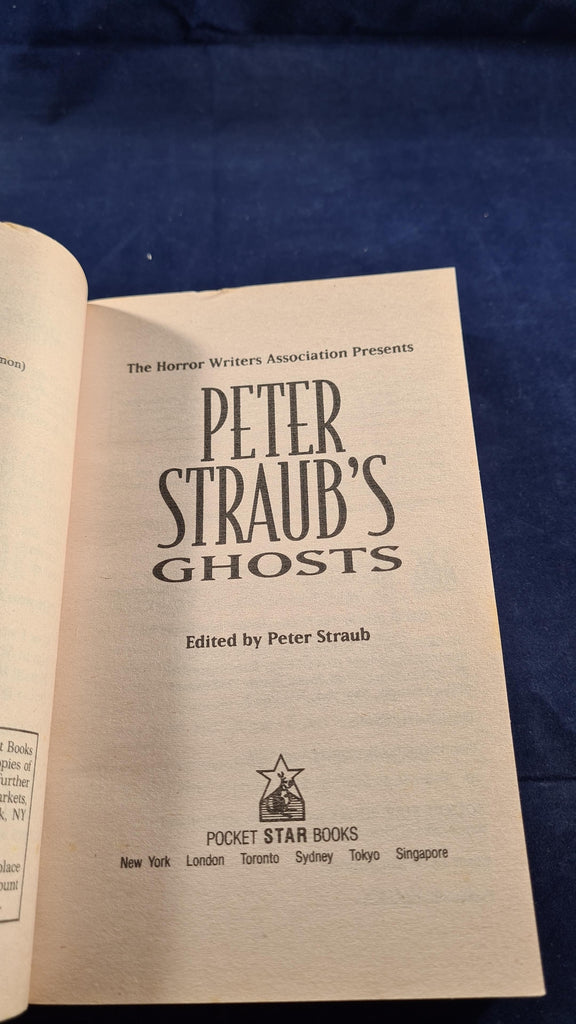 Peter Straub's Ghosts, First Pocket Star Books, 1995, Paperbacks