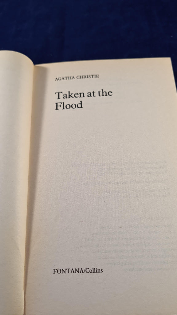 Agatha Christie - Taken At The Flood, Fontana, 1989, Paperbacks