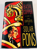 Basil Copper-The Exploits of Solar Pons, 1993, 1st, Signed, Inscribed, Photo's, Letters