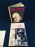 R H Malden -Nine Ghosts x 2, Edward Arnold, 1943, 1st Edition, Presentation Copies, Limited