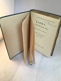 Algernon Blackwood & Violet Pearn - Karma, Macmillan and Co Ltd 1918, Signed Violet Pearn, First edition