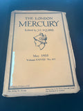 The London Mercury, Volume XXVIII, No. 163, May 1933, J.C Squire,