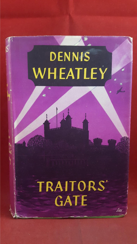 Dennis Wheatley - Traitors' Gate, The Book Club, 1958
