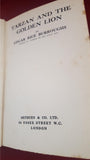 Edgar Rice Burroughs - Tarzan And The Golden Lion, Methuen, 1924