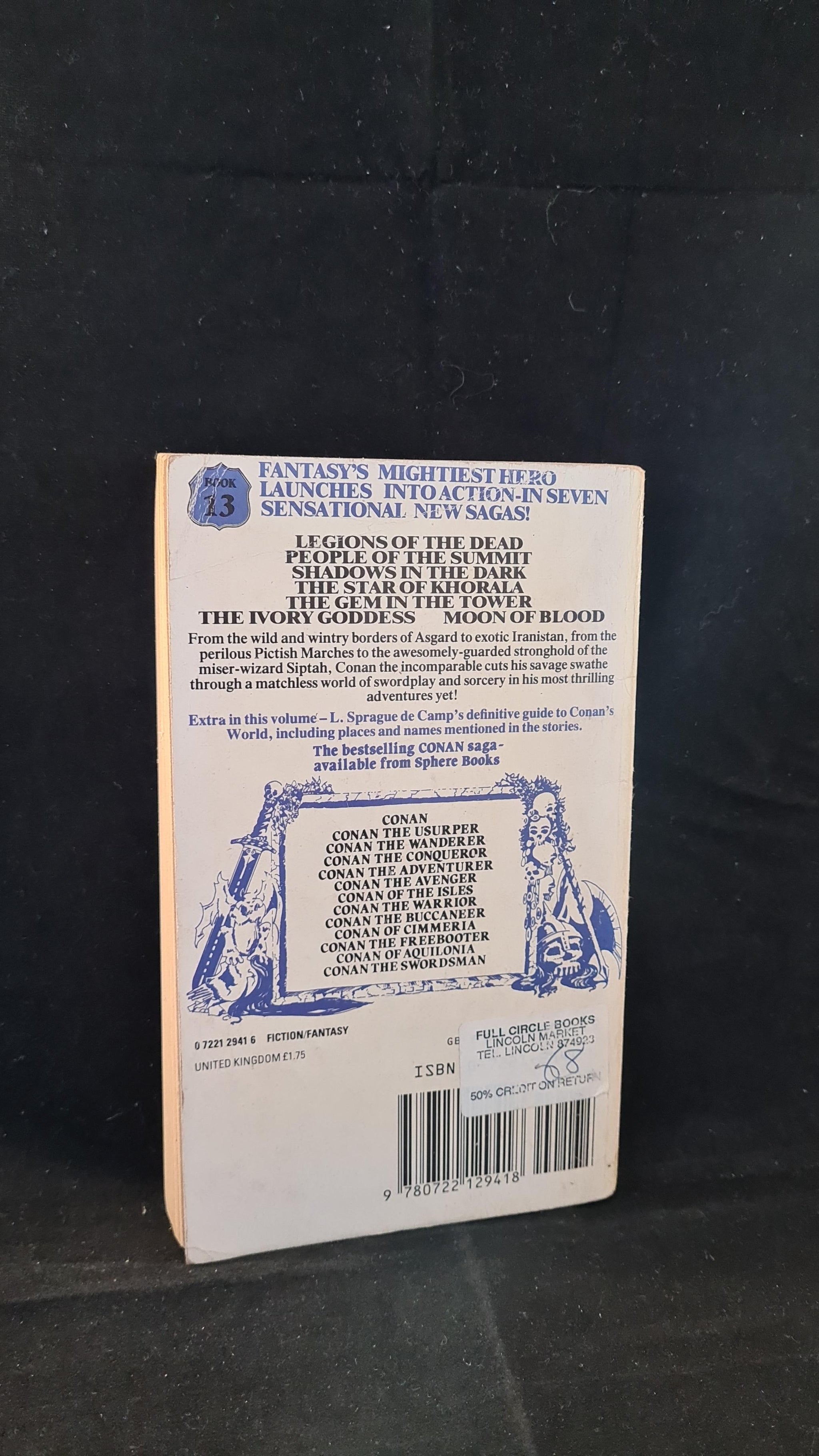 L Sprague de Camp - Conan The Swordsman, Sphere, 1985, Paperbacks
