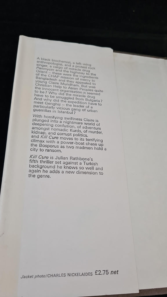 Julian Rathbone - Kill Cure, Michael Joseph, 1975, First Edition ...