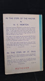 H V Morton - Through Lands of The Bible, Methuen, 1938