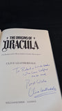 Clive Leatherdale - The Origins Of Dracula, Kimber, 1987, 1st Edition, Signed, Inscribed