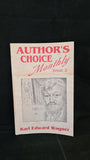Karl Edward Wagner -Author's Choice Monthly Issue 2, 1989, Inscribed, Signed, Paperbacks
