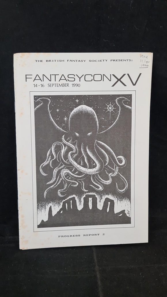 Fantasycon XV 14-16 September 1990, The British Fantasy Society