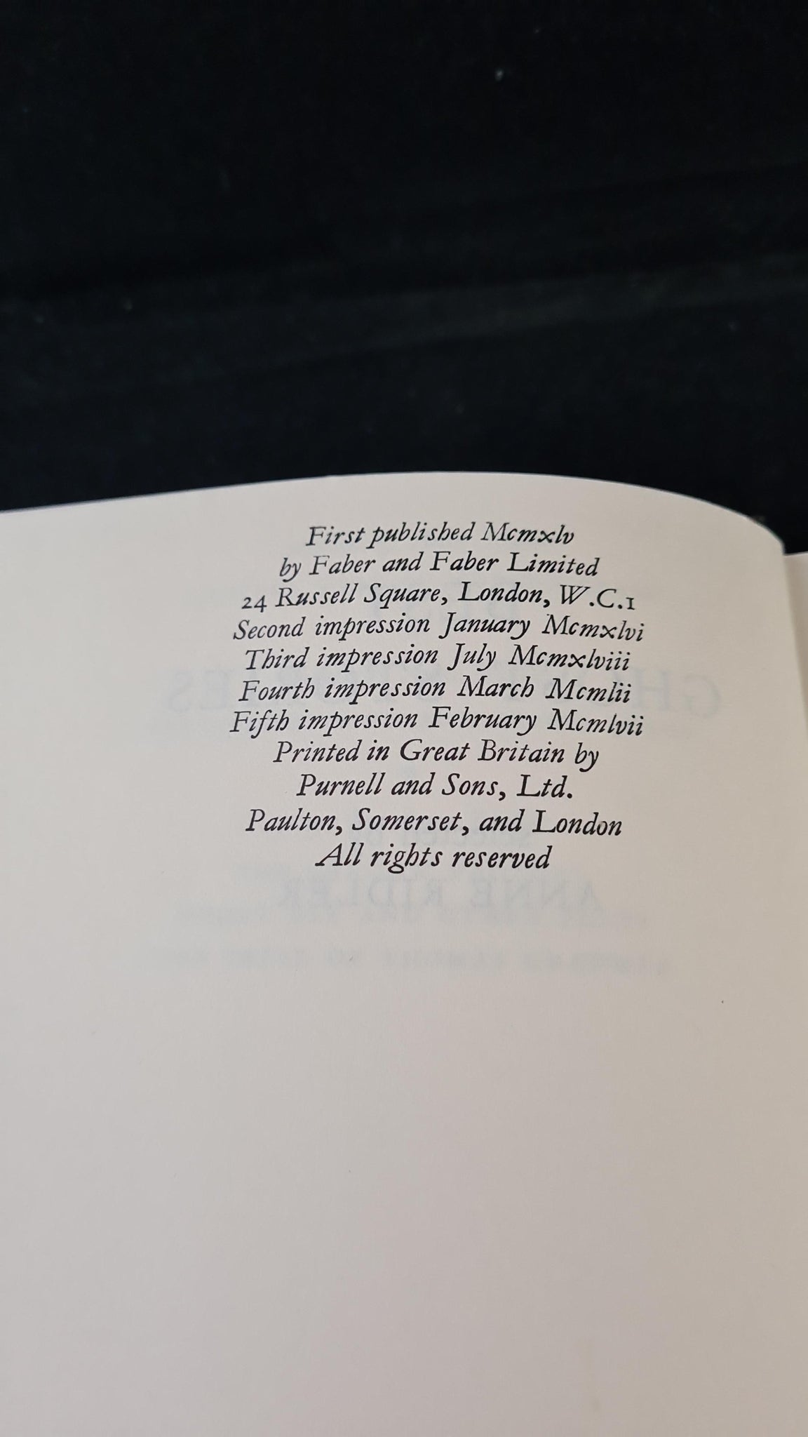 Anne Ridler - Best Ghost Stories, Faber & Faber, 1957 – Richard Dalby's ...