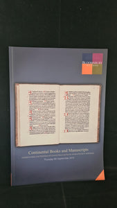Bloomsbury Continental Books & Manuscripts 9 September 2010