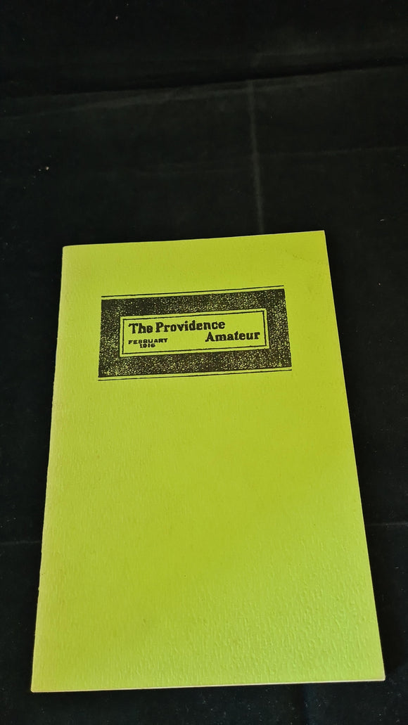 The Providence Amateur Number 2 February 1916, Limited, Necronomicon Press